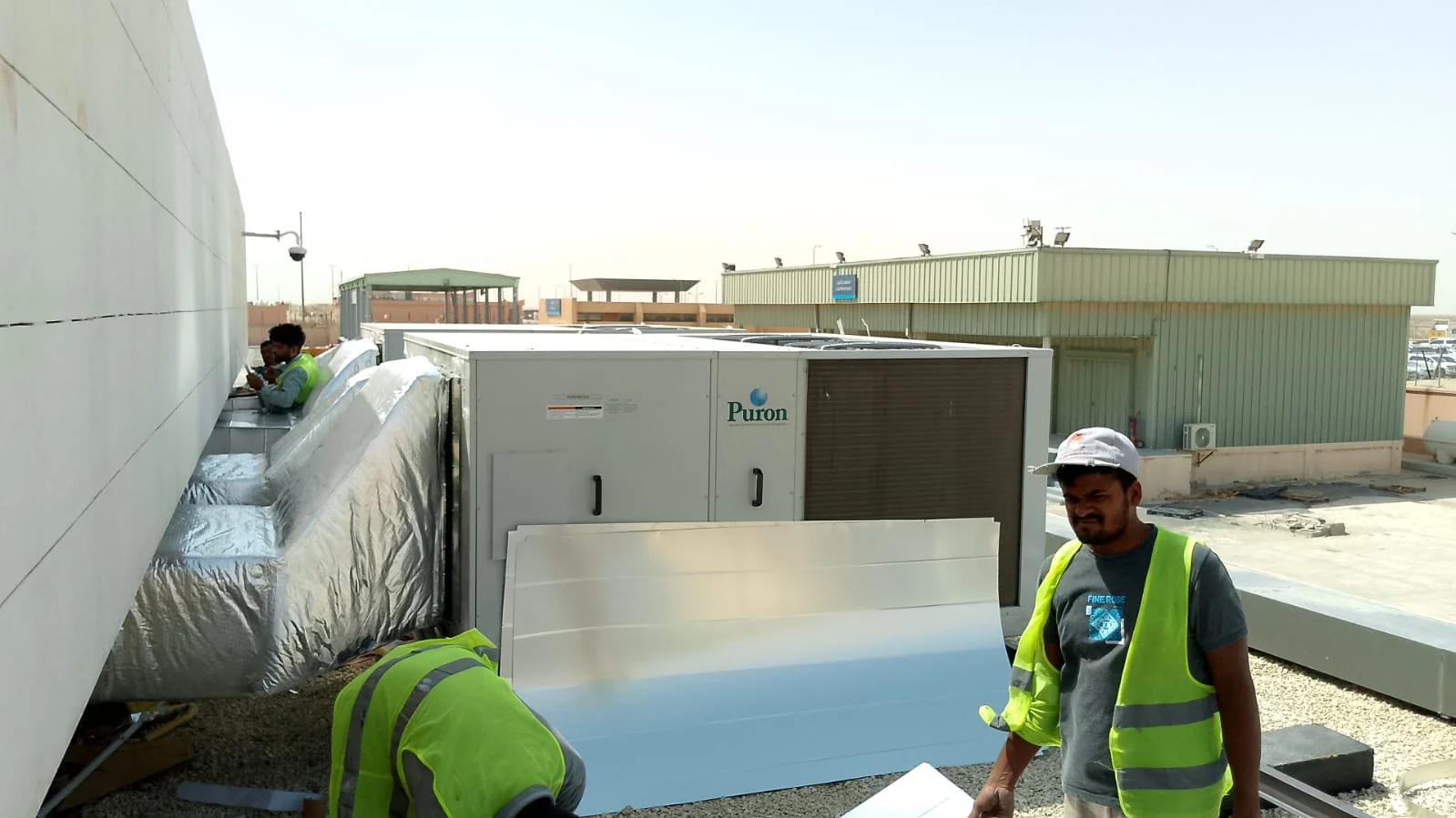 اعمال توريد وتركيب التكييف المركزي مع شركة اعمال سنمار للمقاولات — 7